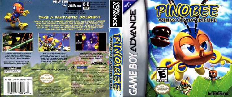 Pinobee: Wings of Adventure - Game Boy Advance | VideoGameX