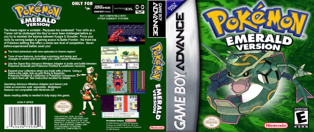 Pokemon Emerald Version - Game Boy Advance