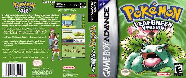 Pokémon LeafGreen Version - Game Boy Advance | VideoGameX