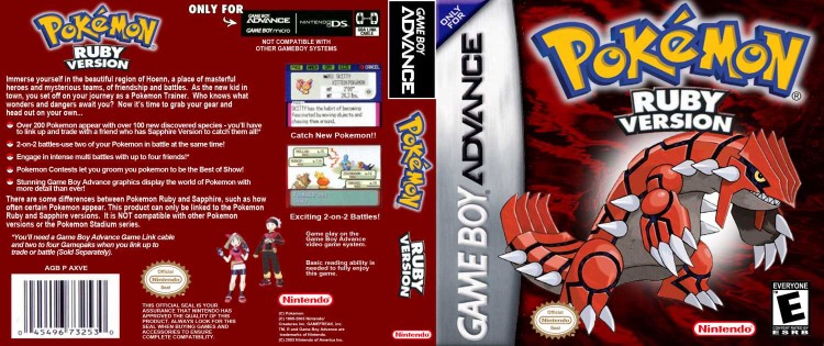 Rejse tiltale brug Alvorlig Pokémon Ruby Version - Game Boy Advance | VideoGameX