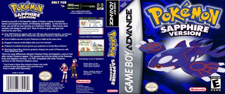 Pokémon Sapphire Version - Game Boy Advance | VideoGameX