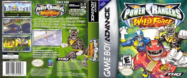 Power Rangers: Wild Force - Game Boy Advance | VideoGameX