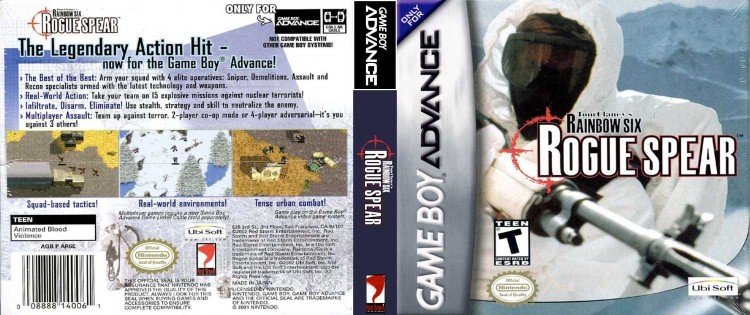 Tom Clancy's Rainbow Six: Rogue Spear - Game Boy Advance | VideoGameX