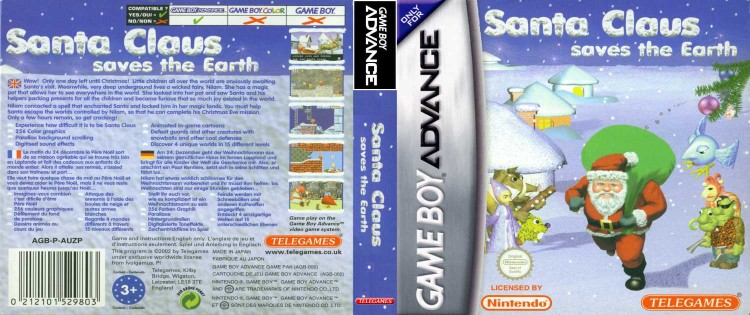 Santa Claus Saves the Earth - Game Boy Advance | VideoGameX