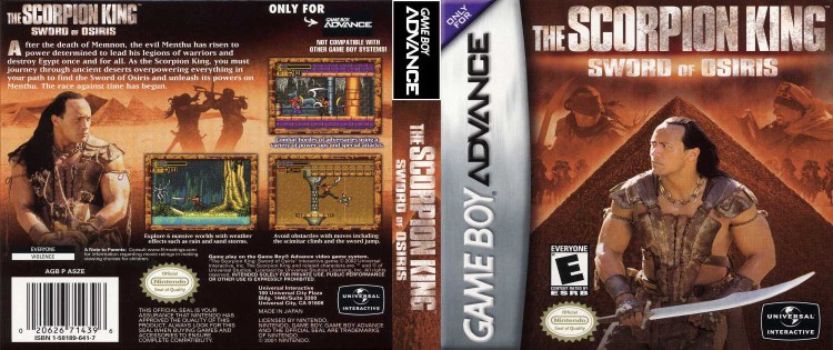 Scorpion King, The: Sword of Osiris - Game Boy Advance | VideoGameX