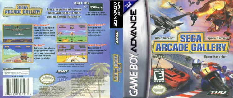 Sega Arcade Gallery - Game Boy Advance | VideoGameX