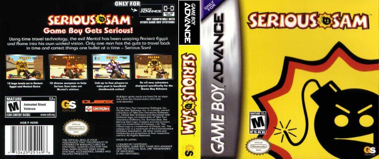 Serious Sam Advance - Game Boy Advance | VideoGameX