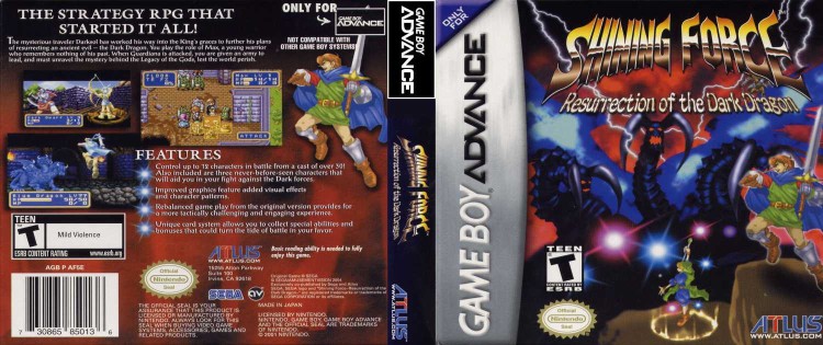Shining Force: Resurrection of the Dark Dragon - Game Boy Advance | VideoGameX
