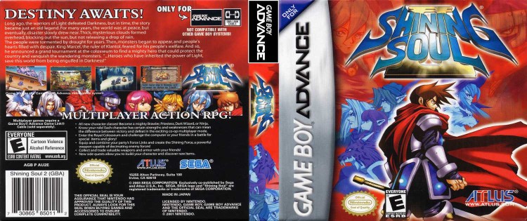 Shining Soul II - Game Boy Advance | VideoGameX