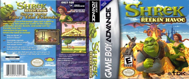 Shrek Reekin' Havoc - Game Boy Advance | VideoGameX