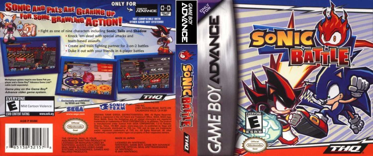 Sonic Battle - Game Boy Advance | VideoGameX