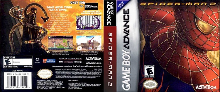 Spider-Man 2 - Game Boy Advance | VideoGameX