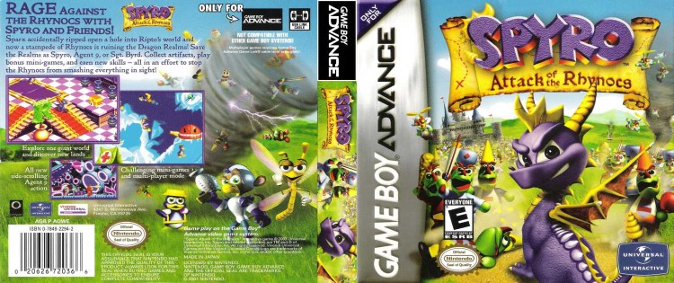 Spyro: Attack of the Rhynocs - Game Boy Advance | VideoGameX