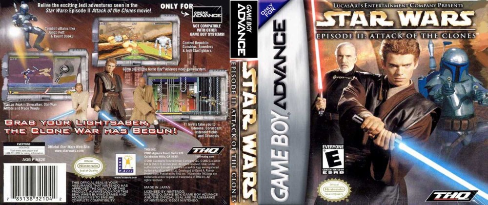 Star Wars 2 Attack Of The Clones Gba Star Wars Episode II: Attack of the Clones - Game Boy Advance | VideoGameX