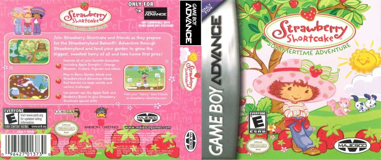 Strawberry Shortcake: Summertime Adventure - Game Boy Advance | VideoGameX