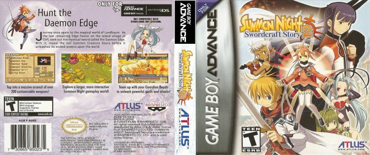 Summon Night: Swordcraft Story 2 - Game Boy Advance | VideoGameX