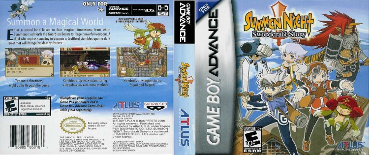 Summon Night: Swordcraft Story - Game Boy Advance | VideoGameX