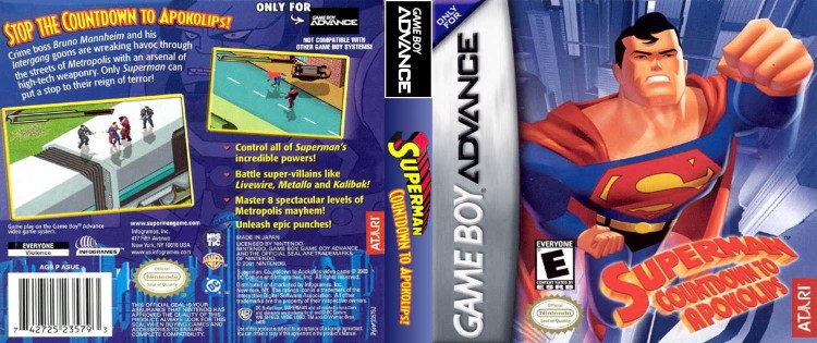 Superman: Countdown to Apokolips - Game Boy Advance | VideoGameX