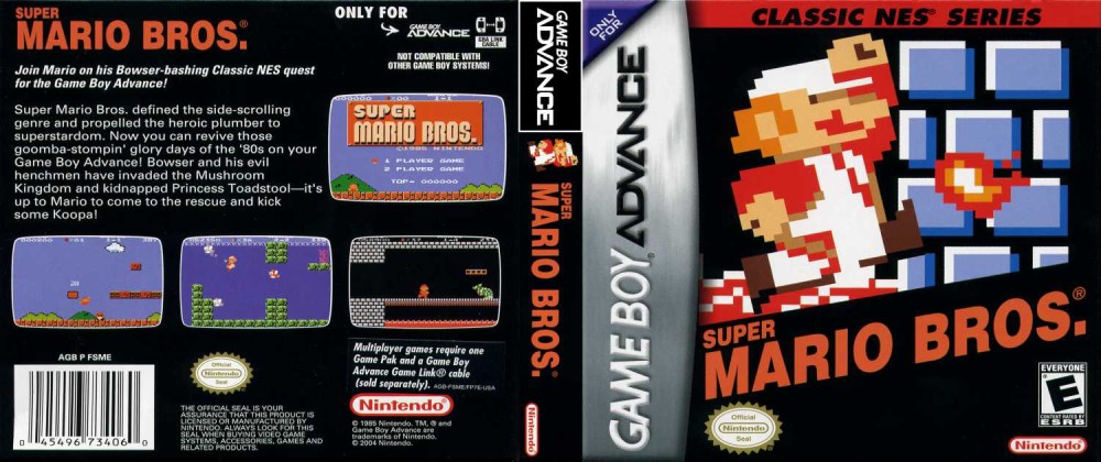 classic nes super mario bros