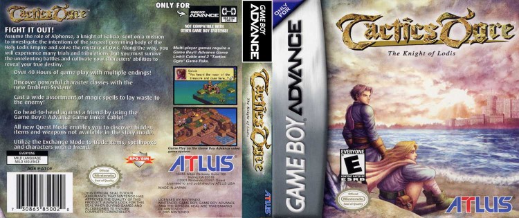 Tactics Ogre: The Knight of Lodis - Game Boy Advance | VideoGameX