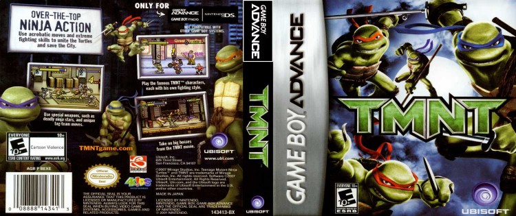 TMNT (UbiSoft) - Game Boy Advance | VideoGameX