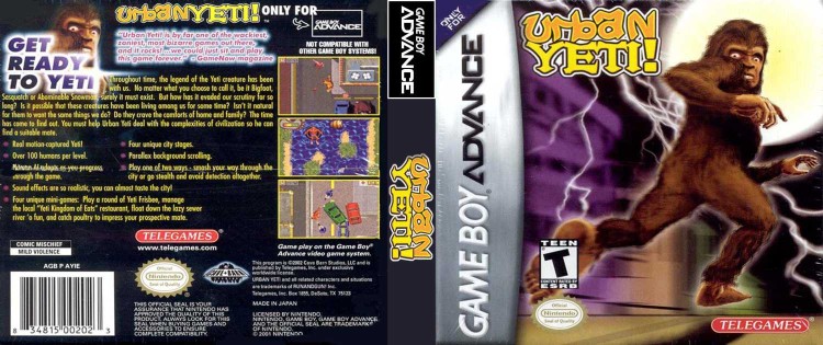 Urban Yeti - Game Boy Advance | VideoGameX