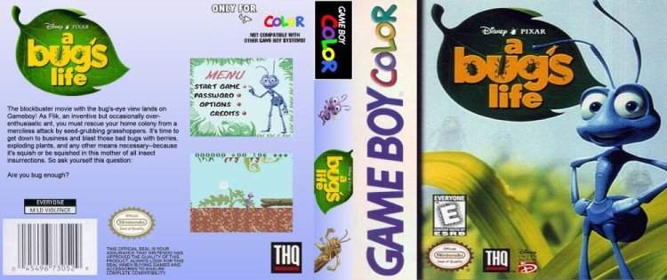 A Bug's Life, Disney/Pixar's - Game Boy Color | VideoGameX