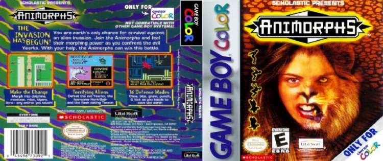 Animorphs - Game Boy Color | VideoGameX