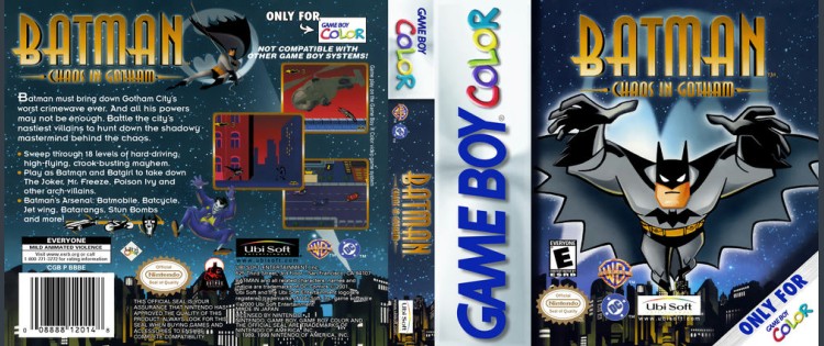 Batman: Chaos in Gotham - Game Boy Color | VideoGameX