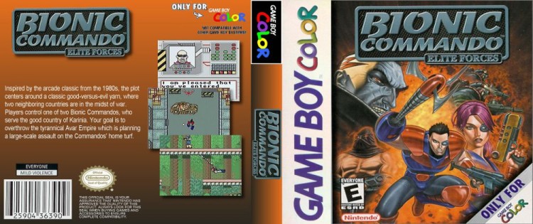 Bionic Commando: Elite Forces - Game Boy Color | VideoGameX
