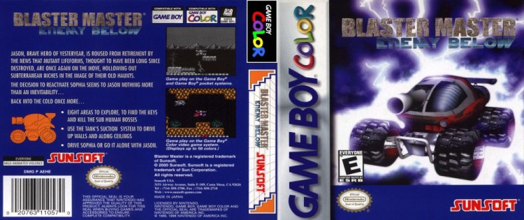 Blaster Master: Enemy Below - Game Boy Color | VideoGameX