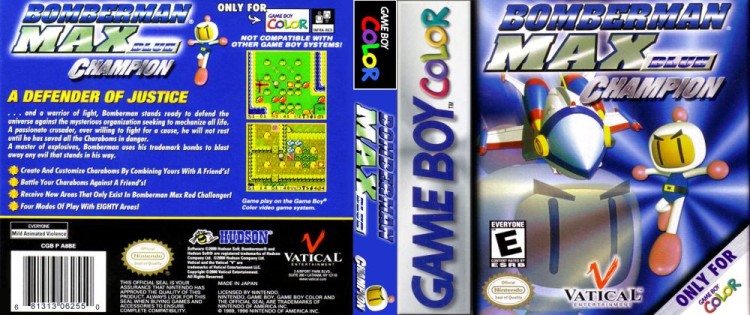 Bomberman Max: Blue Champion - Game Boy Color | VideoGameX