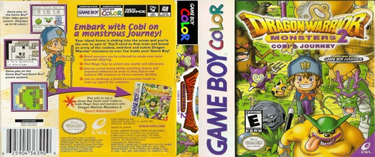 Dragon Warrior Monsters 2: Cobi's Journey - Game Boy Color | VideoGameX
