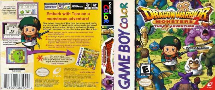 Dragon Warrior Monsters 2: Tara's Adventure - Game Boy Color | VideoGameX