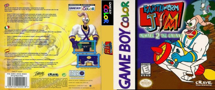 Earthworm Jim: Menace 2 the Galaxy - Game Boy Color | VideoGameX