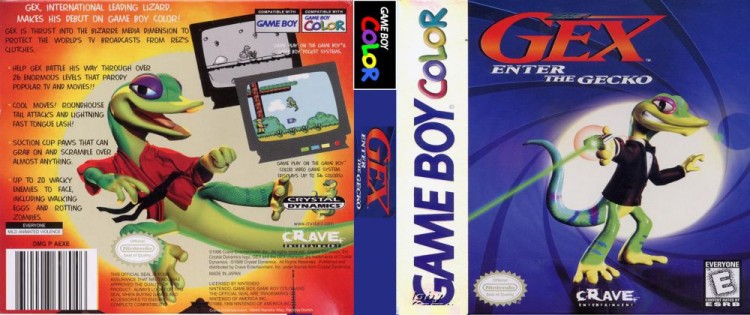 Gex: Enter the Gecko - Game Boy Color | VideoGameX