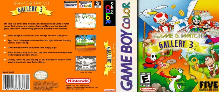 Game & Watch Gallery 3 - Game Boy Color | VideoGameX