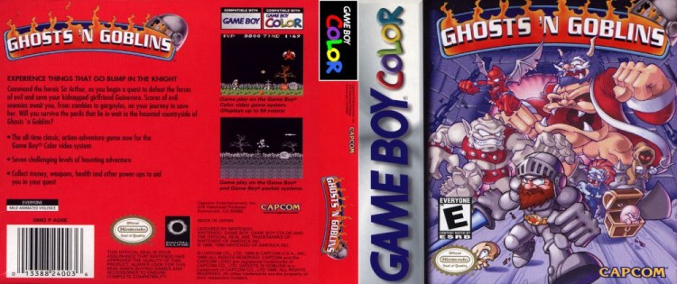 Ghosts 'n Goblins - Game Boy Color | VideoGameX