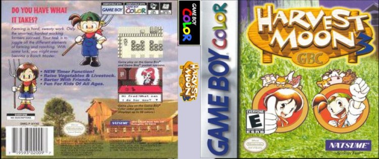 Harvest Moon 3 GBC - Game Boy Color | VideoGameX