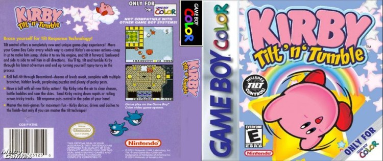 Kirby Tilt 'n' Tumble - Game Boy Color | VideoGameX