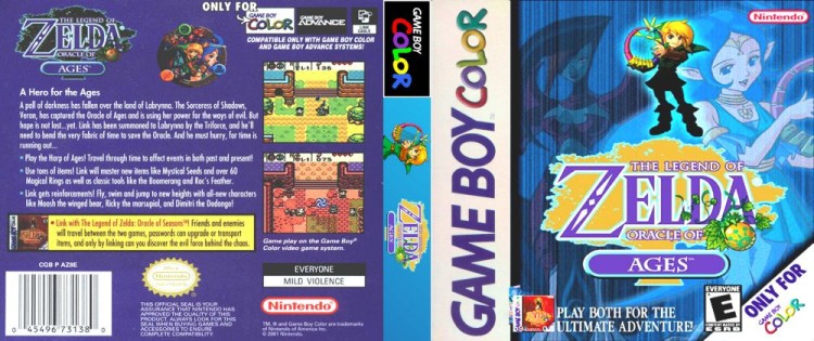 Legend of Zelda: Oracle of Ages - Game Boy Color | VideoGameX