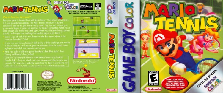 Mario Tennis - Game Boy Color | VideoGameX