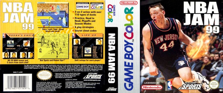 NBA Jam '99 - Game Boy Color | VideoGameX