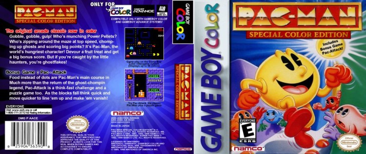 Pac-Man Special Color Edition - Game Boy Color | VideoGameX