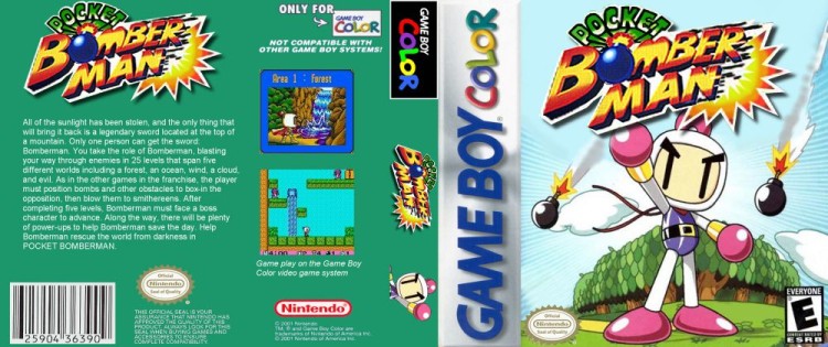 Pocket Bomberman - Game Boy Color | VideoGameX