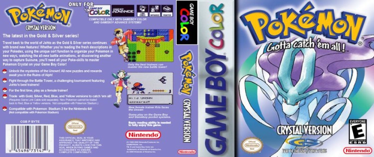 Pokémon Crystal Version - Game Boy Color | VideoGameX