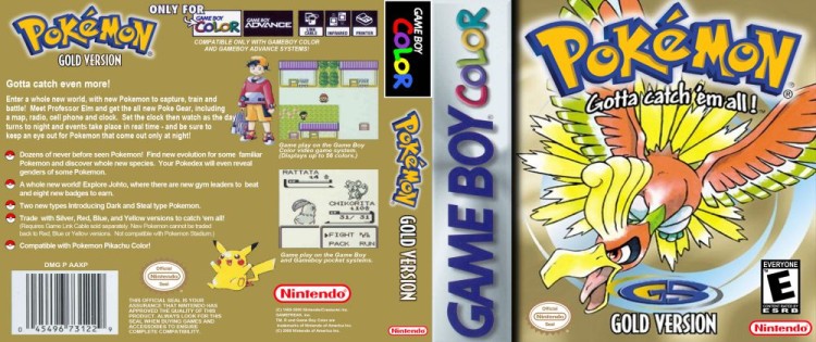 Pokémon Gold Version - Game Boy Color | VideoGameX