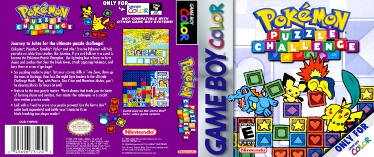 Pokémon Puzzle Challenge - Game Boy Color | VideoGameX