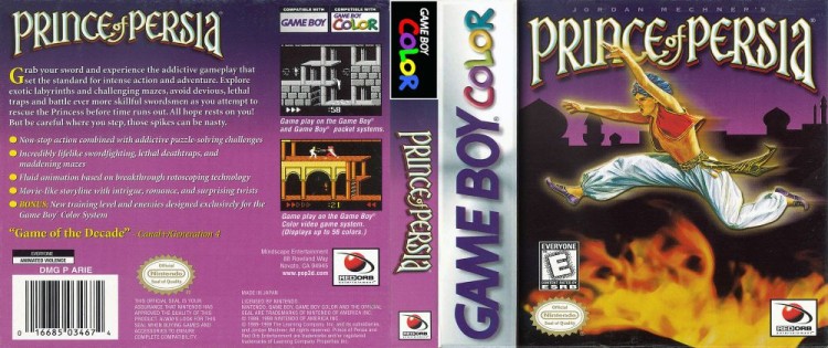 Prince of Persia - Game Boy Color | VideoGameX