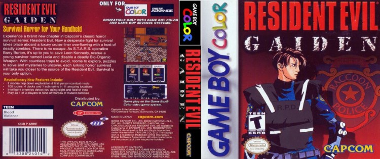 Resident Evil Gaiden - Game Boy Color | VideoGameX